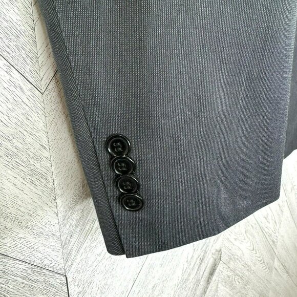 Vintage Dallas Pantofino Blazer Jacket Mens Size 42R Western Sport Coat Gray - Picture 5 of 10